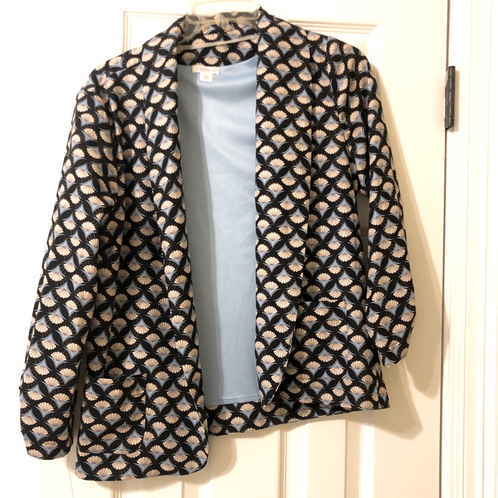 Floral shell blazer